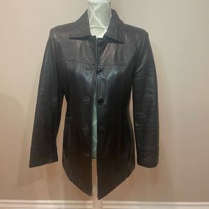 Danier Leather Button Down Jacket